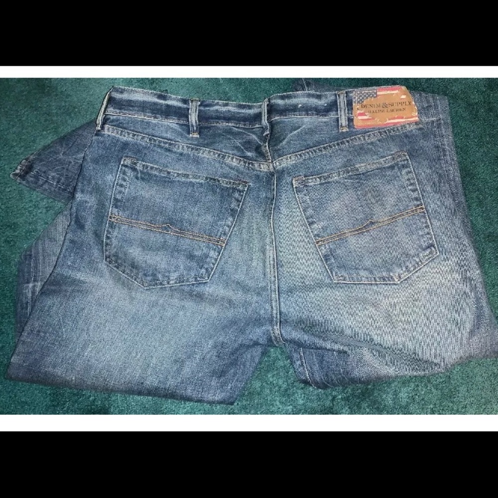 DENIM SUPPLY RALPH LAUREN STRAIGHTJEANS BLUE 38X32